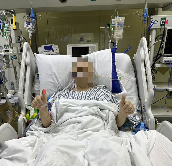 患者术后恢复良好。 潘红摄