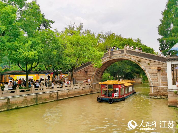 苏州枫桥风景名胜区一景。人民网记者王继亮摄